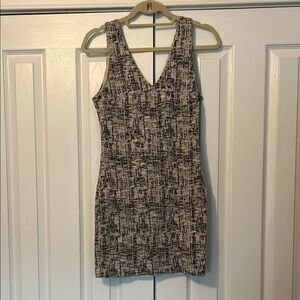 Black and white tweed Dress by Lush